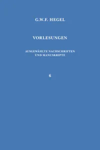 Vorlesungen über die Geschichte der Philosophie. Teil 1_cover