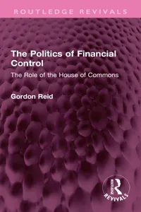 The Politics of Financial Control_cover
