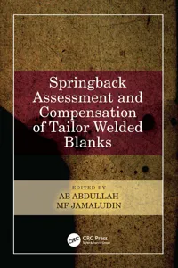 Springback Assessment and Compensation of Tailor Welded Blanks_cover