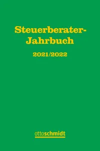 Steuerberater-Jahrbuch 2021/2022_cover