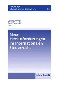 Neue Herausforderungen im Internationalen Steuerrecht_cover