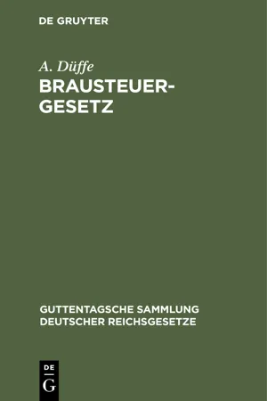 Brausteuergesetz