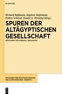 Spuren der altägyptischen Gesellschaft_cover