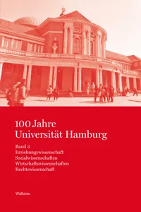 100 Jahre Universität Hamburg_cover