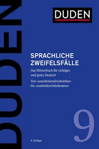 Sprachliche Zweifelsfälle_cover