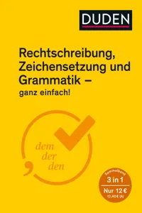 Rechtschreibung, Zeichensetzung und Grammatik – ganz einfach!_cover