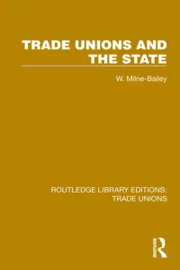 Trade Unions and the State_cover