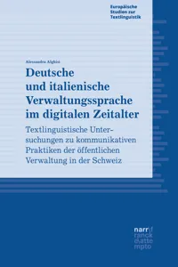 Deutsche und italienische Verwaltungssprache im digitalen Zeitalter_cover