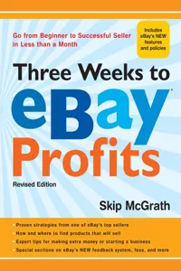 Three Weeks to eBay® Profits, Revised Edition_cover