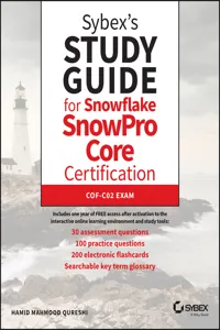 Sybex's Study Guide for Snowflake SnowPro Core Certification_cover