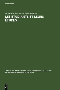 Les étudiants et leurs études_cover