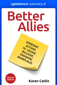 Summary of Better Allies by Karen Catlin_cover