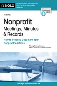 Nonprofit Meetings, Minutes & Records_cover