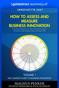 Summary of How to Assess and Measure Business Innovation by Magnus Penker, Sten Jacobson and Peter Junermark_cover