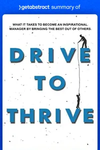 Summary of Drive to Thrive by Sharad Bajaj_cover