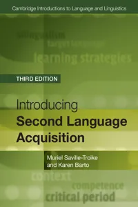 Introducing Second Language Acquisition_cover