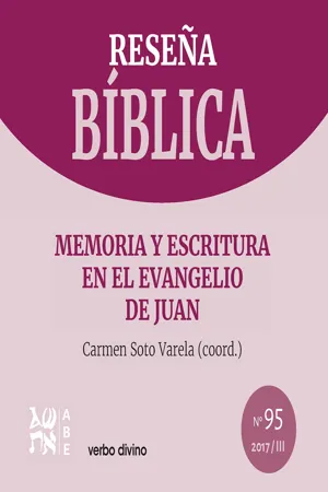 Memoria y escritura en el evangelio de Juan