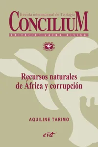 Recursos naturales de África y corrupción. Concilium 358_cover