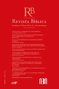 Revista Bíblica 2021/3-4 - Año 83_cover