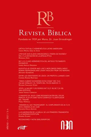 Revista Bíblica 2021/3-4 - Año 83