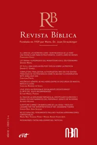 Revista Bíblica 2020/3-4 - Año 82_cover