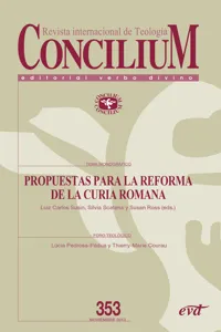 Propuestas para la reforma de la Curia romana. Concilium 353_cover