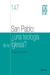 San Pablo: ¿una teología de la Iglesia?_cover