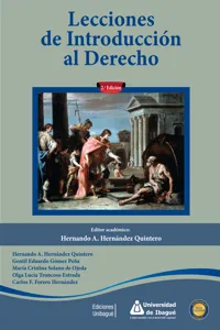 Lecciones de introducción al derecho. Segunda edición_cover