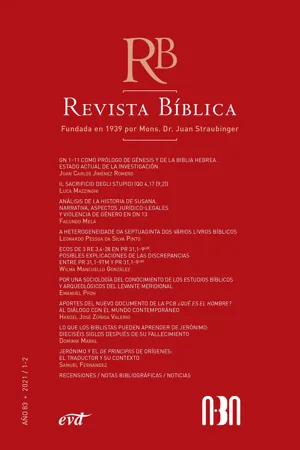 Revista Bíblica 2021/1-2 - Año 83