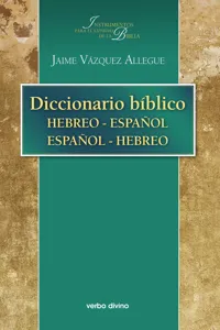 Diccionario bíblico hebreo-español / español-hebreo_cover