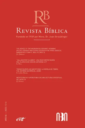 Revista Bíblica 2022/3-4 - Año 84