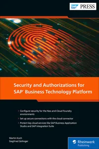 Security and Authorizations for SAP Business Technology Platform_cover