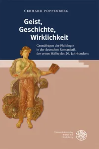 Geist, Geschichte, Wirklichkeit_cover