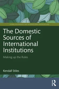 The Domestic Sources of International Institutions_cover