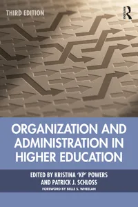 Organization and Administration in Higher Education_cover