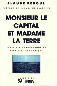 Monsieur le capital et madame la terre_cover