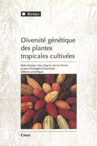 Diversité génétique des plantes tropicales cultivées_cover