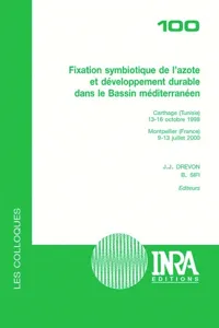 Fixation symbiotique de l'azote et développement durable dans le Bassin méditerranéen_cover