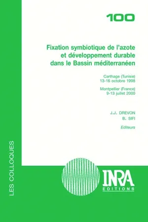 Fixation symbiotique de l'azote et développement durable dans le Bassin méditerranéen