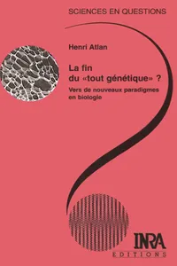 La fin du 'tout génétique' ?_cover