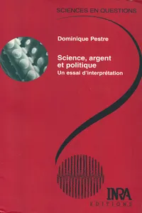 Science, argent et politique_cover