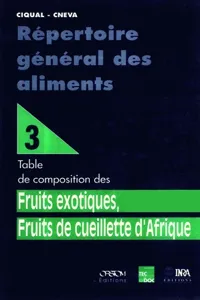 Répertoire général des aliments T3_cover