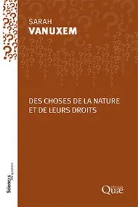 Des choses de la nature et de leurs droits_cover