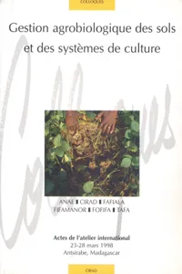 Gestion agrobiologique des sols et des systèmes de culture_cover