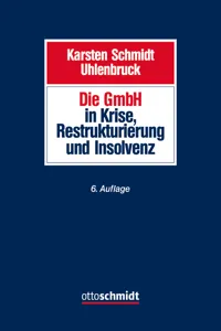 Die GmbH in Krise, Sanierung und Insolvenz_cover