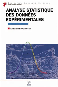 Analyse statistique de données expérimentales_cover