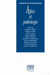 Affect et pathologie_cover