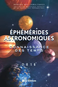 Ephémérides astronomiques 2016_cover