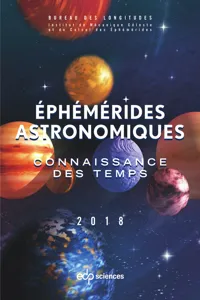 Ephémérides astronomiques 2018_cover