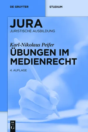 Übungen im Medienrecht